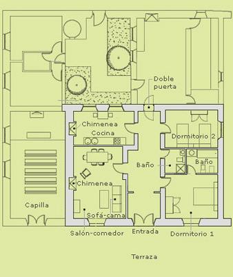 Country house Casa Del Ingeniero , Alberca 4 Hab 8 Pers 3 Chimeneas Con Horno